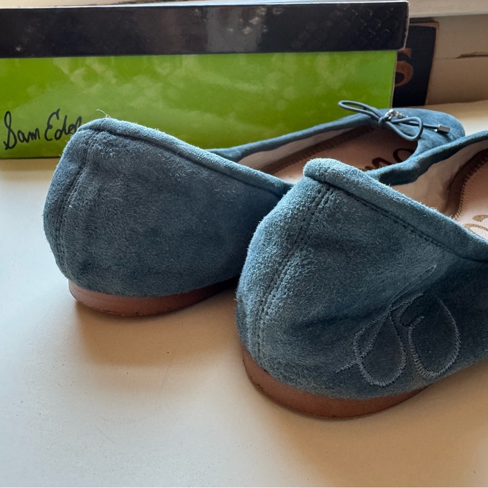 Sam Edelman Blue Ballet Flats - Picture 6 of 8